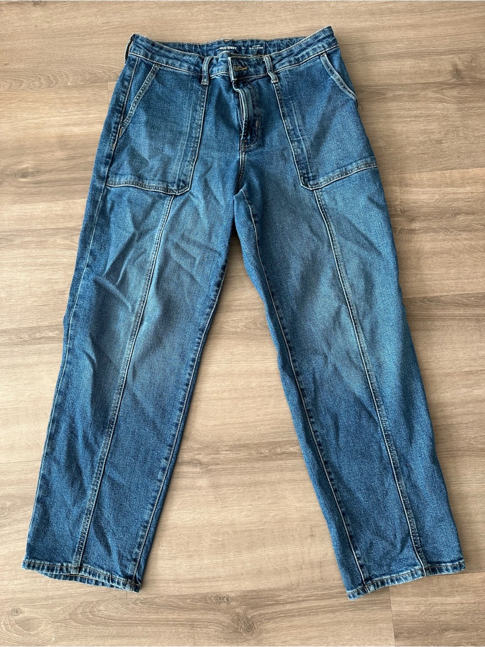Women’s Blue Denim Jeans – Classic Straight Fitting